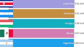 Biggest Average Penis Size by Country Dick Length in Inches HD