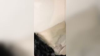 POV Amateur Thick White Girl Cheating Slut Wife Moaning while Twerking Big Booty on Boyfriends Cock