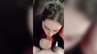 Busty Girl Blowing my Cock like it's her last