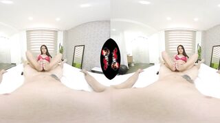 VRLatina - College Student Fucks before Study VR