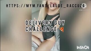 Laure Raccuzo - 100% Reel - Elle Vide Les Couilles Du Livreur De Pizza !!