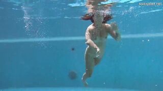 Puzan Bruhova sexy underwater submerged teen