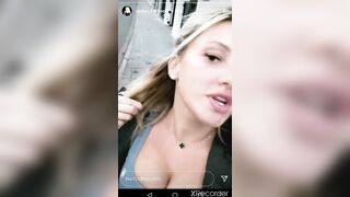 Evelyn Burdecki praesentiert ihre Ficktitten auf Instagram