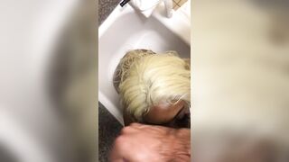 Ebony Likes Piss and Anal in the Shower