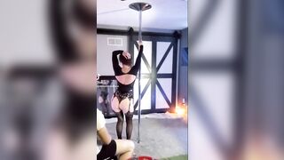 Dancing for a Horny Man Craving a Pole Dance