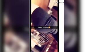 Cheating Cumslut Wife Snapchats Lame Cuckold Husband on diff