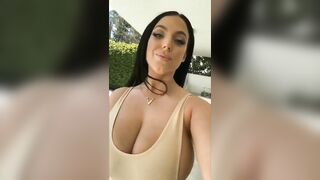 Angela White huge bouncing Tits compilation