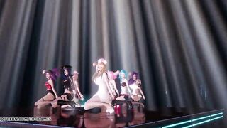 MMD Brown Eyed Girls-Abracadabra KDA Hot Dance 4K UHD 60FPS