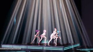 MMD Brown Eyed Girls-Abracadabra KDA Hot Dance 4K UHD 60FPS