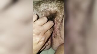 Hooker’s hairy pussy creampie pt 1