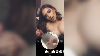 Hot Tattooed Girl Watches Me Cum in My Own Mouth