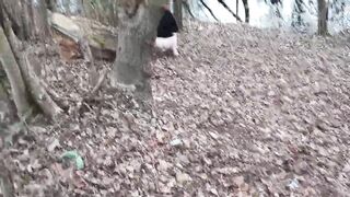 I went out into the forest and there ... peeping, hidden cam