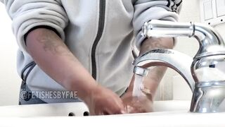 Washing my Hands Hand Fetish