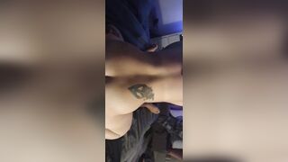 Big Booty MILF Rides Dick on Snapchat of Girlfriend