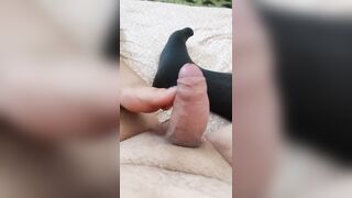 Humilliation and footjob