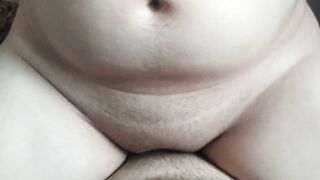 Milf with a big boobs ride my cock until huge pussy creampie