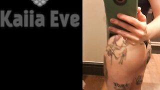 POV RISKY PUBLIC MASTURBATION AND HOT ALT TATTOOED GIRL KAIIA EVE CUMS