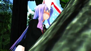 Touhou MMD Reisen Watching & Masturbation