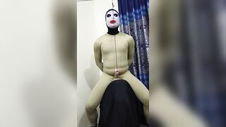 Zentai slave penis cbt rope