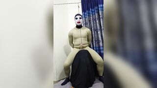 Zentai slave penis cbt rope