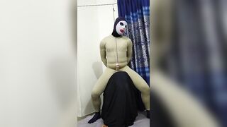 Zentai slave penis cbt rope