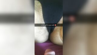 Stranger cum on my wife pussy! She bring this home after!