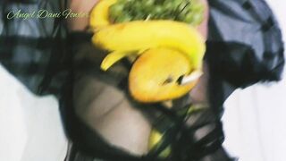 Fucking Fruit Slut Funny Cum Facial HD- 1080 Porn