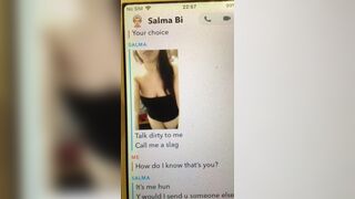 Headscarf paki slut hijab snapchat private video shows tits