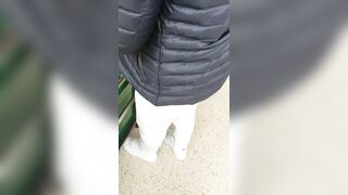 Step Mom Risky Fuck in Supermarket with Step Son