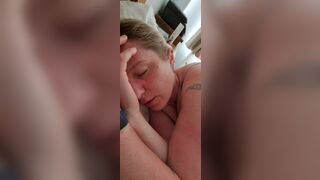 Mom shares bed with step step son and tells her he wants to fuck