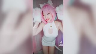 Pink Hair Egirl Dance Mmd Streamer Gamer Twitch Girl Hot Asian