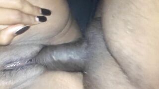 (Homemade Amateur) Redbone Rubs BBC on Clit Cums before Fuck