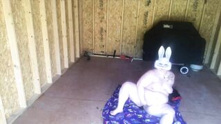 Horny Bunny in the Shed