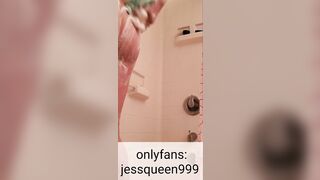 Sexy asian taking a shower