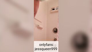 Sexy asian taking a shower