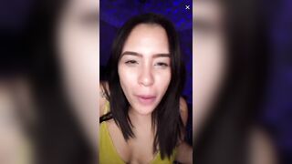 Tiktok live sexy girl Dow blouse and nipslip 6