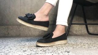 Shoeplay In Espadrilles On A Balcony Preview