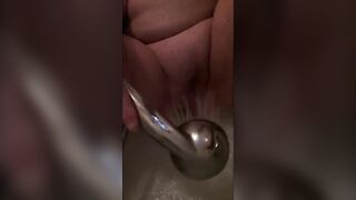 Cleaning the nasty pussy for me to fuck her good