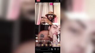 LATINA PUTS ON A SHOW WITH A DILDO ON RAPPER GOLD GAD INSTAGRAM LIVE