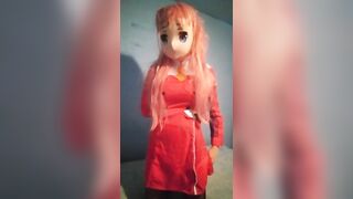 Zero Two undressing on cosplay - Shirotaku Kigurumi