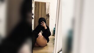 I love to get nude in the mirror! Watch my sweet pussy and curvy booty naked