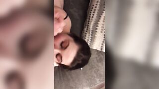 S Baby Swallows her first Cumshot and Guzzled it