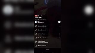 Ebony Sucking White Guy on Periscope