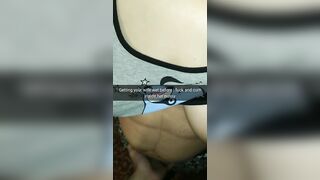 Preparing Cheating Wife for Fucking and Creampie in her Fertile Pussy! [cuckold Snapchat]