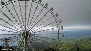 Risky Sex on Ferris Wheel! he couldn't Pull out