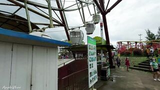 Risky Sex on Ferris Wheel! he couldn't Pull out