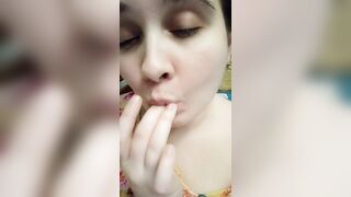 My soft lips begging for your cock - Step moms want to suck your cock and kiss your lips - Natural