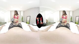 VRLatina - Pretty College Girl Pre Study Fuck - VR