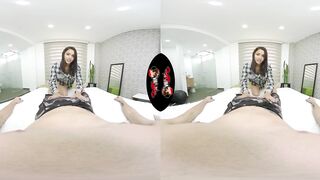 VRLatina - Pretty College Girl Pre Study Fuck - VR