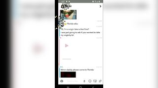 My Snapchat DMs get wild????  Cute Gal wanted me to TAKE her Virginity????????  I Obliged. (Listening Vid)